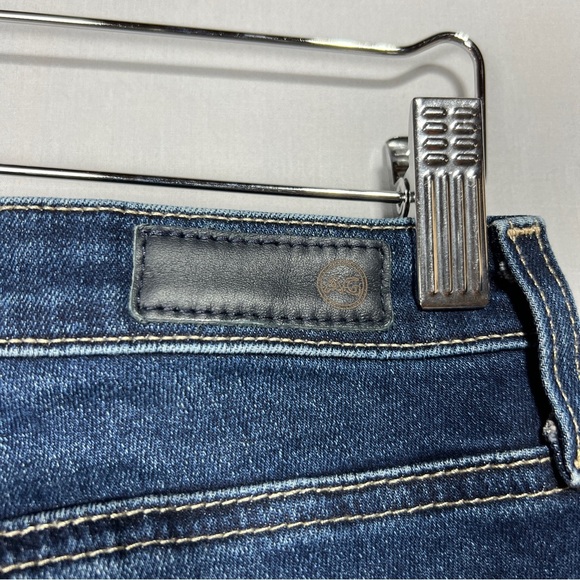 AG Adriano Goldschmied Prima Cigarette Crop Jeans Women’s 31 Blue Mid Rise Denim - Picture 12 of 14